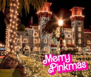 Saint Augustine Lights Tour - Nights of Lights Pink golf Cart Tour